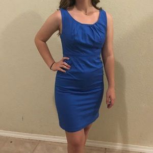 Blue Sheath Dress